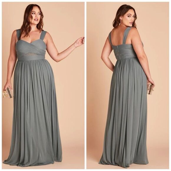 NEW Birdy Grey Elsye Bridesmaid Long Maxi Dress in Sea Glass Green Size XXL - Picture 2 of 16